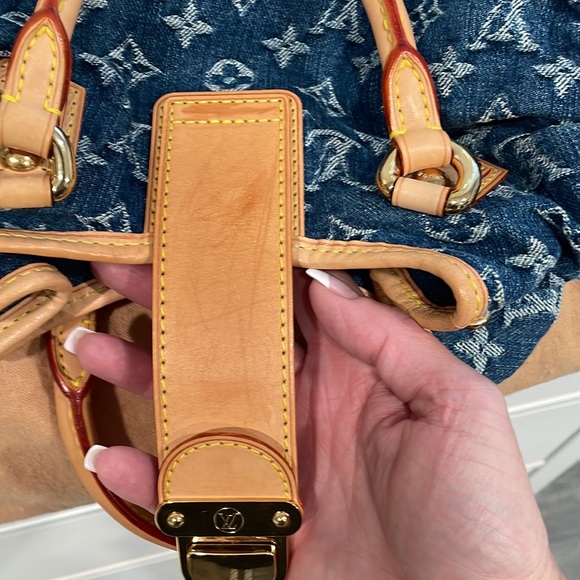 AUTHENTIC Louis Vuitton Pleaty denim bag. I purchased this bag in 2005. - Picture 8 of 17